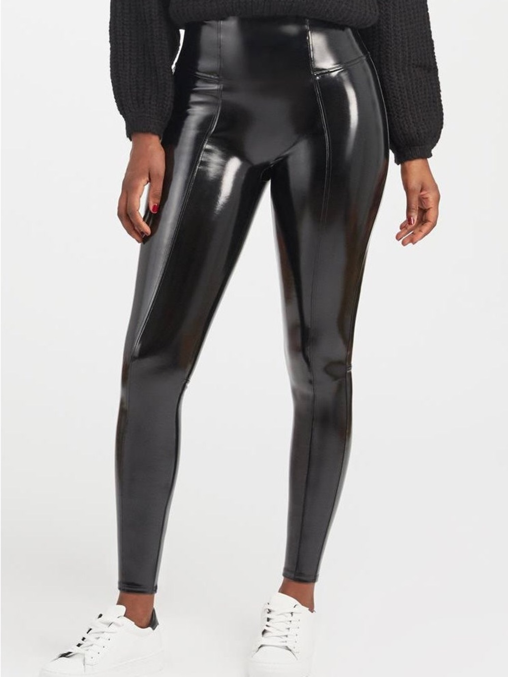 SPANX Faux Leather Patent Legging - Small - Picture 2 of 2